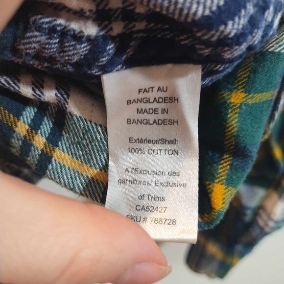 1x my style plaid top lumberjack 100% cotton‎ - Picture 7 of 8